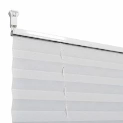 VidaXL Store plissé 90x200 cm Blanc -Habillages de fenêtre Soldes image 6 240608