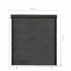 VidaXL Store roulant d'extérieur 60x140 cm Anthracite -Habillages de fenêtre Soldes image 6 312653