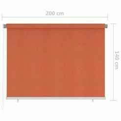 VidaXL Store roulant d'extérieur 200x140 cm Orange 13 VidaXL Store roulant d'extérieur 200x140 cm Orange -Habillages de fenêtre Soldes image 6 312920