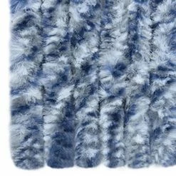 VidaXL Moustiquaire Bleu et blanc 56x200 cm Chenille -Habillages de fenêtre Soldes image 6 315126