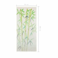 VidaXL Rideau de porte contre insectes Bambou 90 x 200 cm -Habillages de fenêtre Soldes image 6 45735